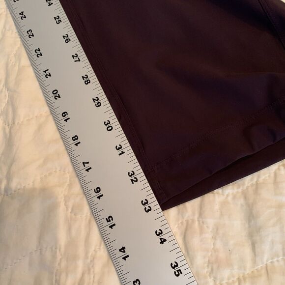 Lululemon Cutback Track Pants Men L Dark Purple Zip Pocket Straight Athletic Run - Picture 10 of 15